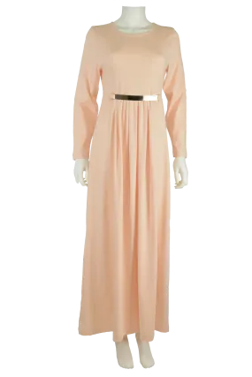 Modest Knit Maxi Dress- Pale Dogwood