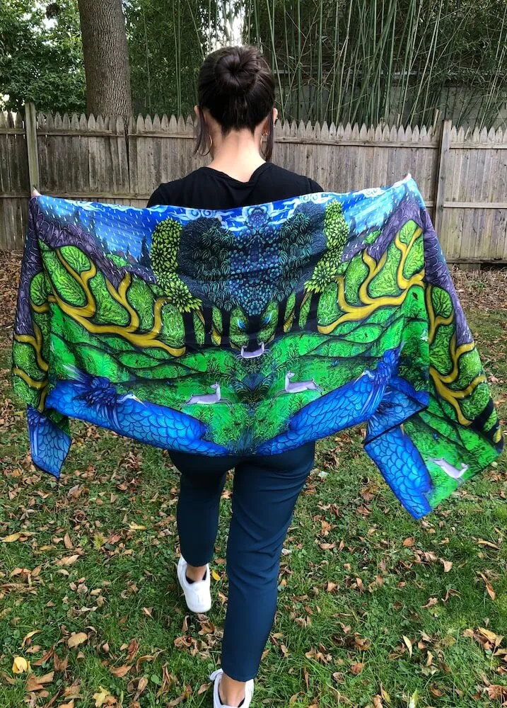 Monsoon Silk Shawl