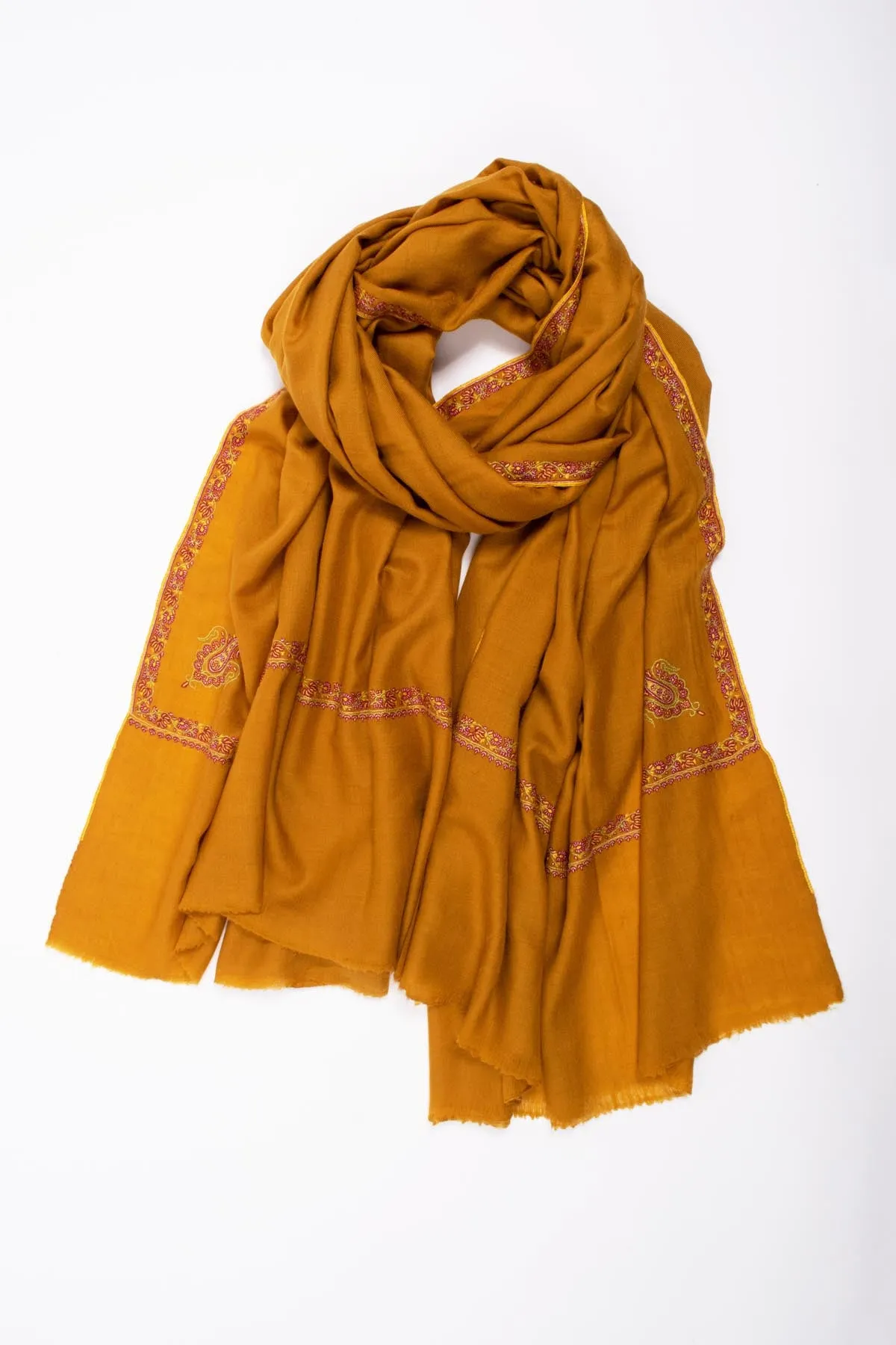 Mustard Pashmina Shawl - MARSEILLE