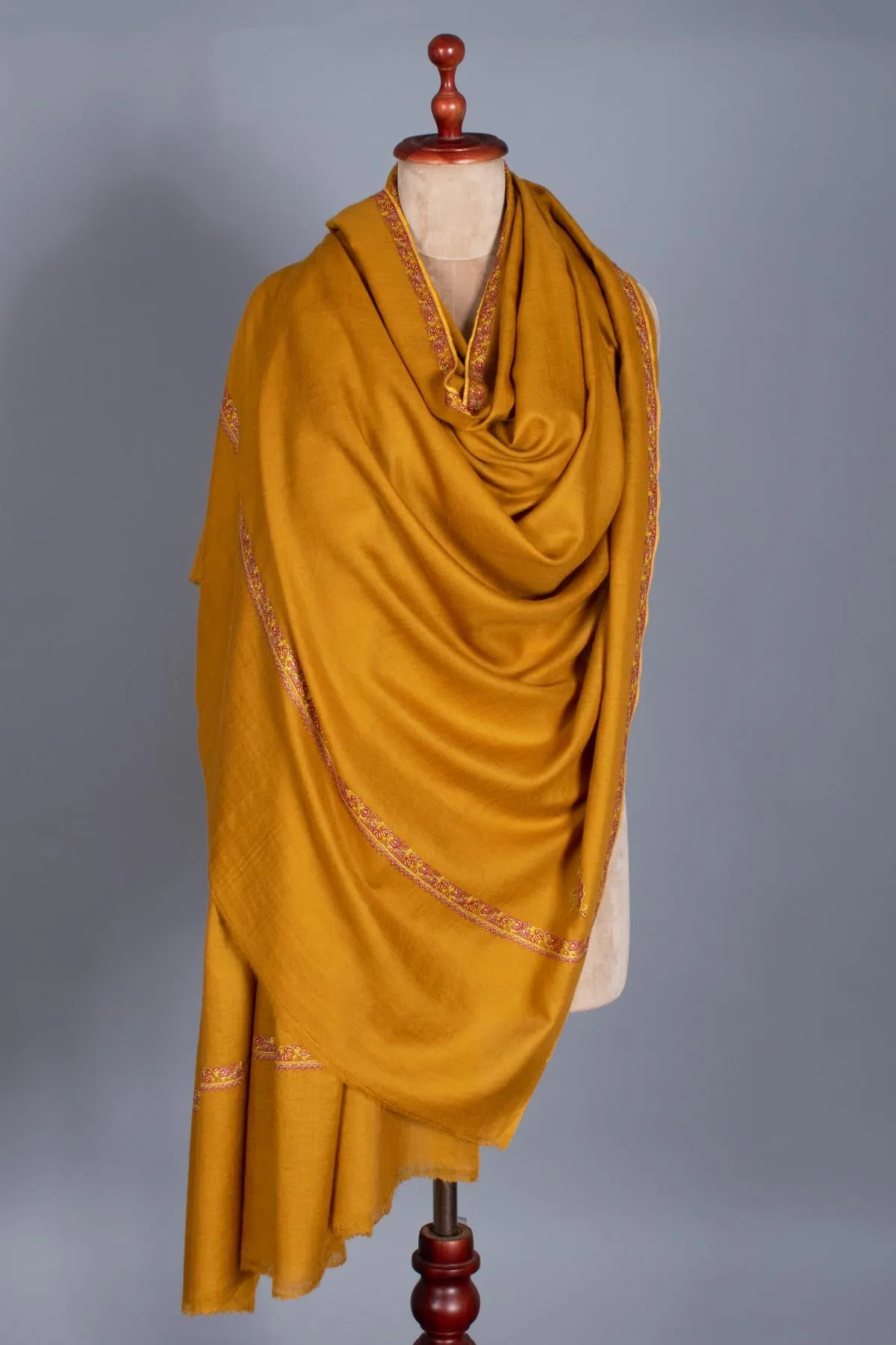 Mustard Pashmina Shawl - MARSEILLE