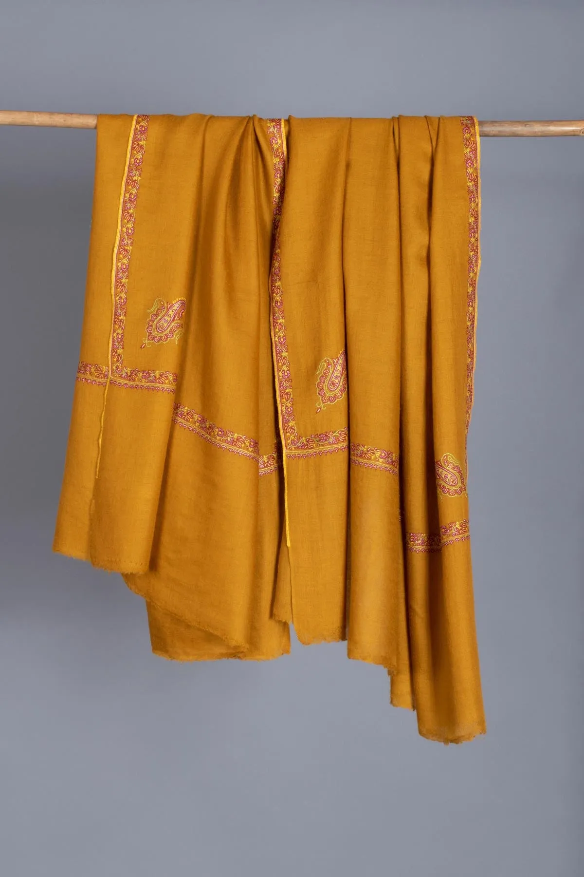 Mustard Pashmina Shawl - MARSEILLE