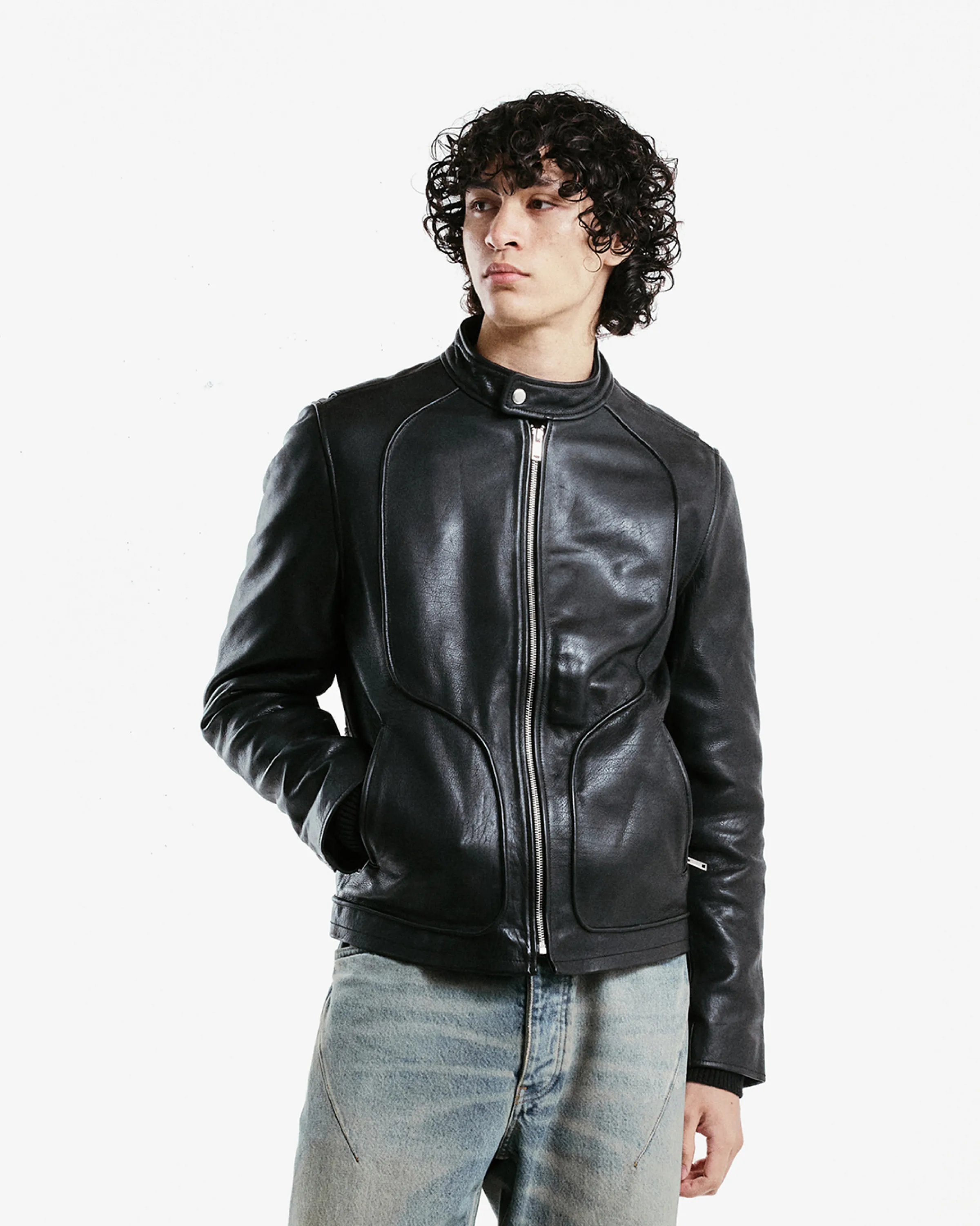 Nappa Calfskin Racer Jacket