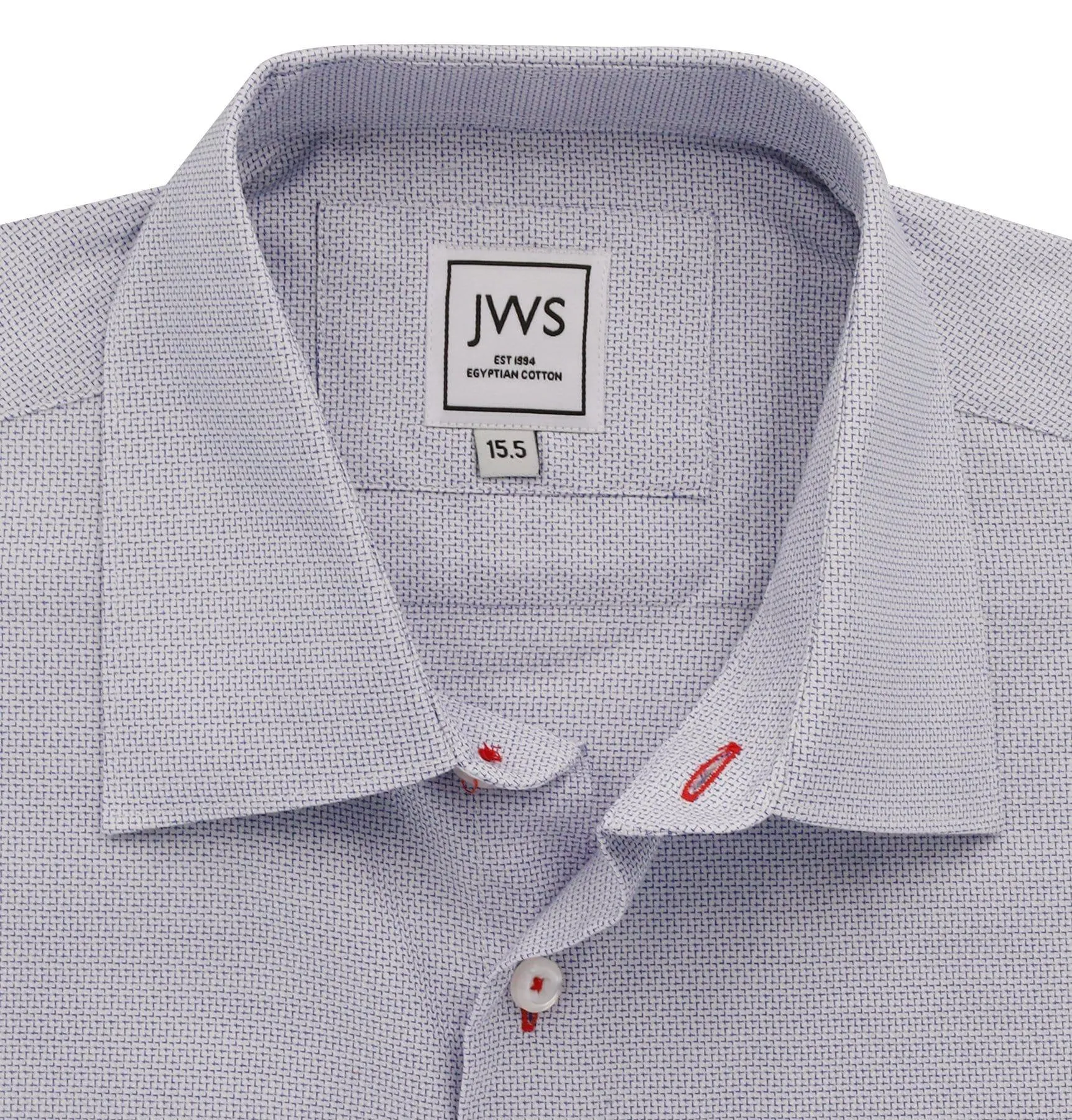 Navy Oval Design Dress Shirts