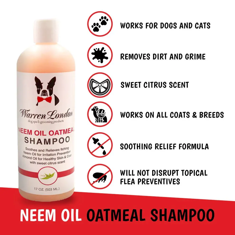 Neem Oil Oatmeal Dog Shampoo