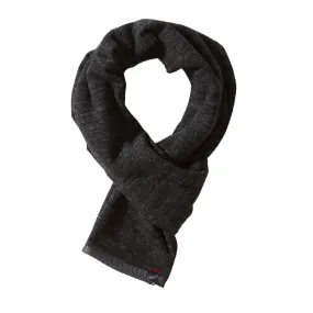 New Windsor Double Cloth Cotton Scarf - Charcoal