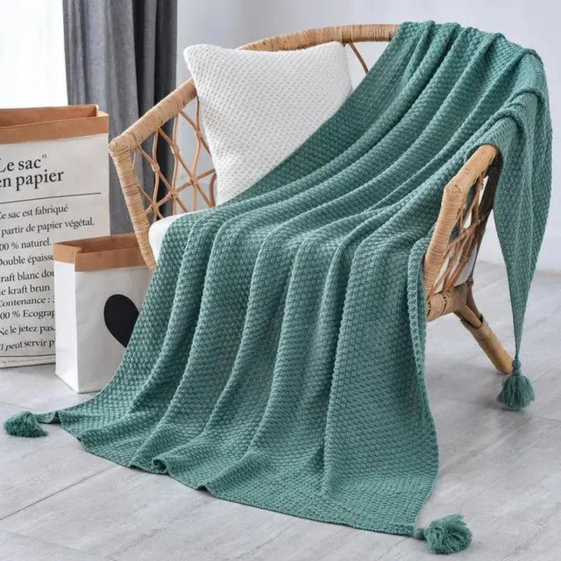 Nordic Sofa 2020 Newblanket Blanket Office Siesta Shawl Blanket Knitted Wool Blanket Leisure Air Conditioning Blanket