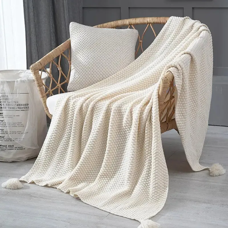 Nordic Sofa 2020 Newblanket Blanket Office Siesta Shawl Blanket Knitted Wool Blanket Leisure Air Conditioning Blanket