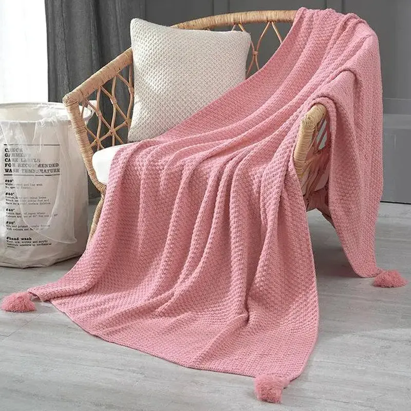 Nordic Sofa 2020 Newblanket Blanket Office Siesta Shawl Blanket Knitted Wool Blanket Leisure Air Conditioning Blanket