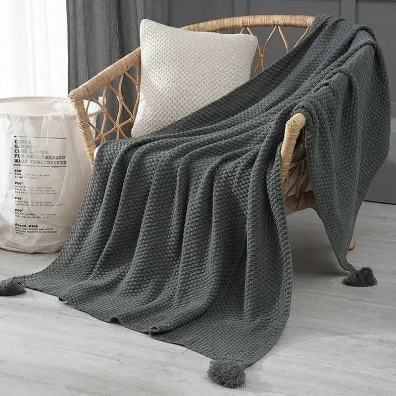 Nordic Sofa 2020 Newblanket Blanket Office Siesta Shawl Blanket Knitted Wool Blanket Leisure Air Conditioning Blanket