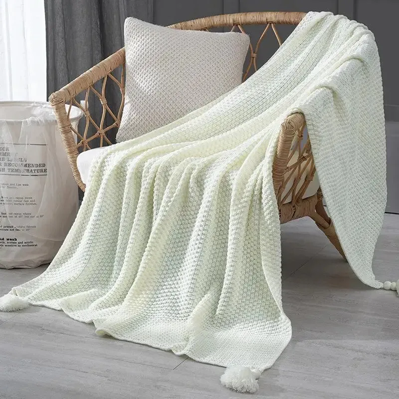 Nordic Sofa 2020 Newblanket Blanket Office Siesta Shawl Blanket Knitted Wool Blanket Leisure Air Conditioning Blanket