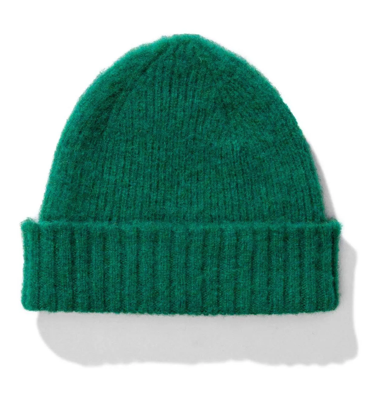 Norse Projects Brushed Lambswool Beanie – Sporting Green