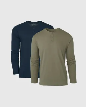 Off-Duty Henley 2-Pack