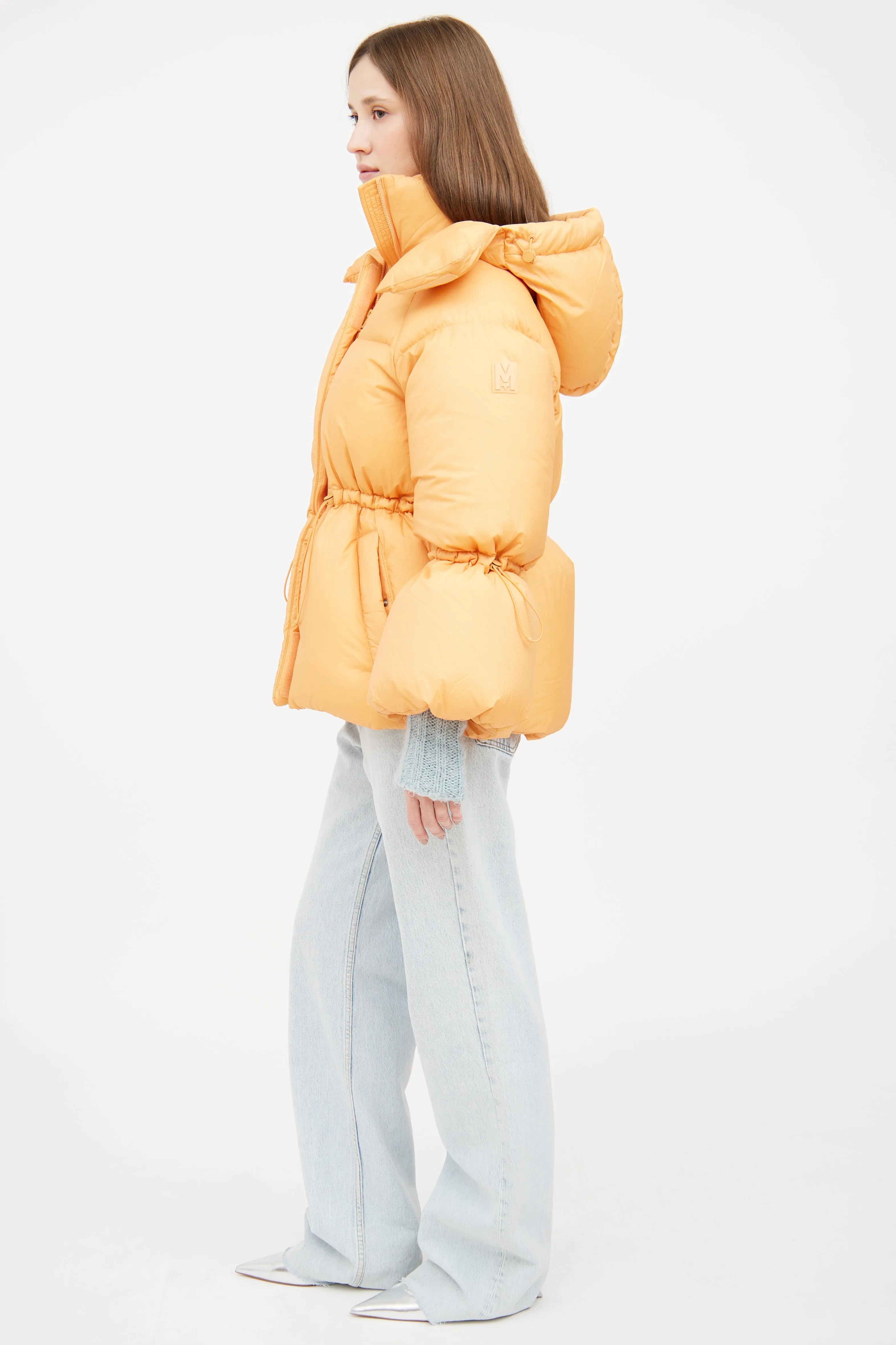 Orange Leone Puffer Jacket