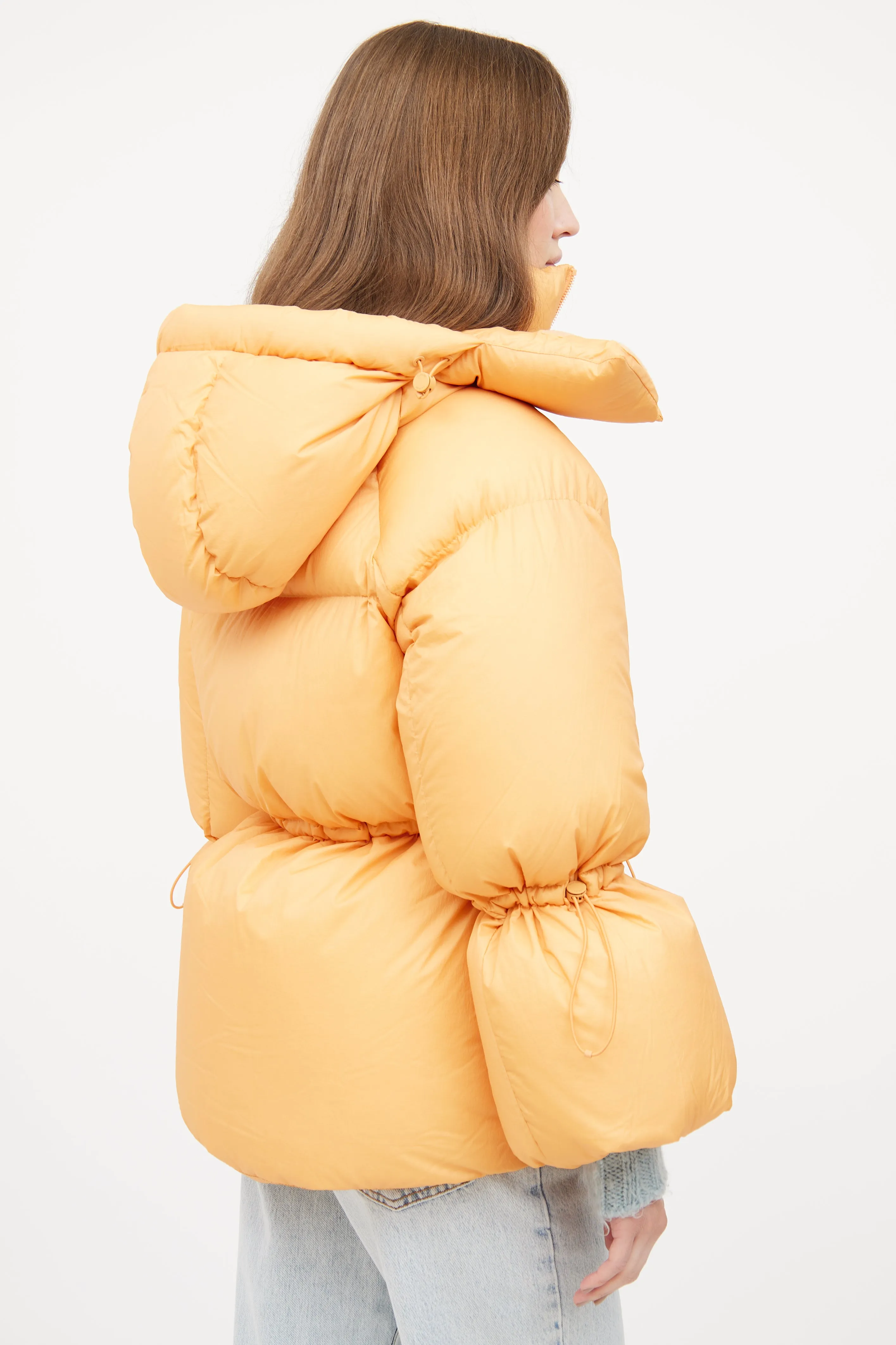 Orange Leone Puffer Jacket