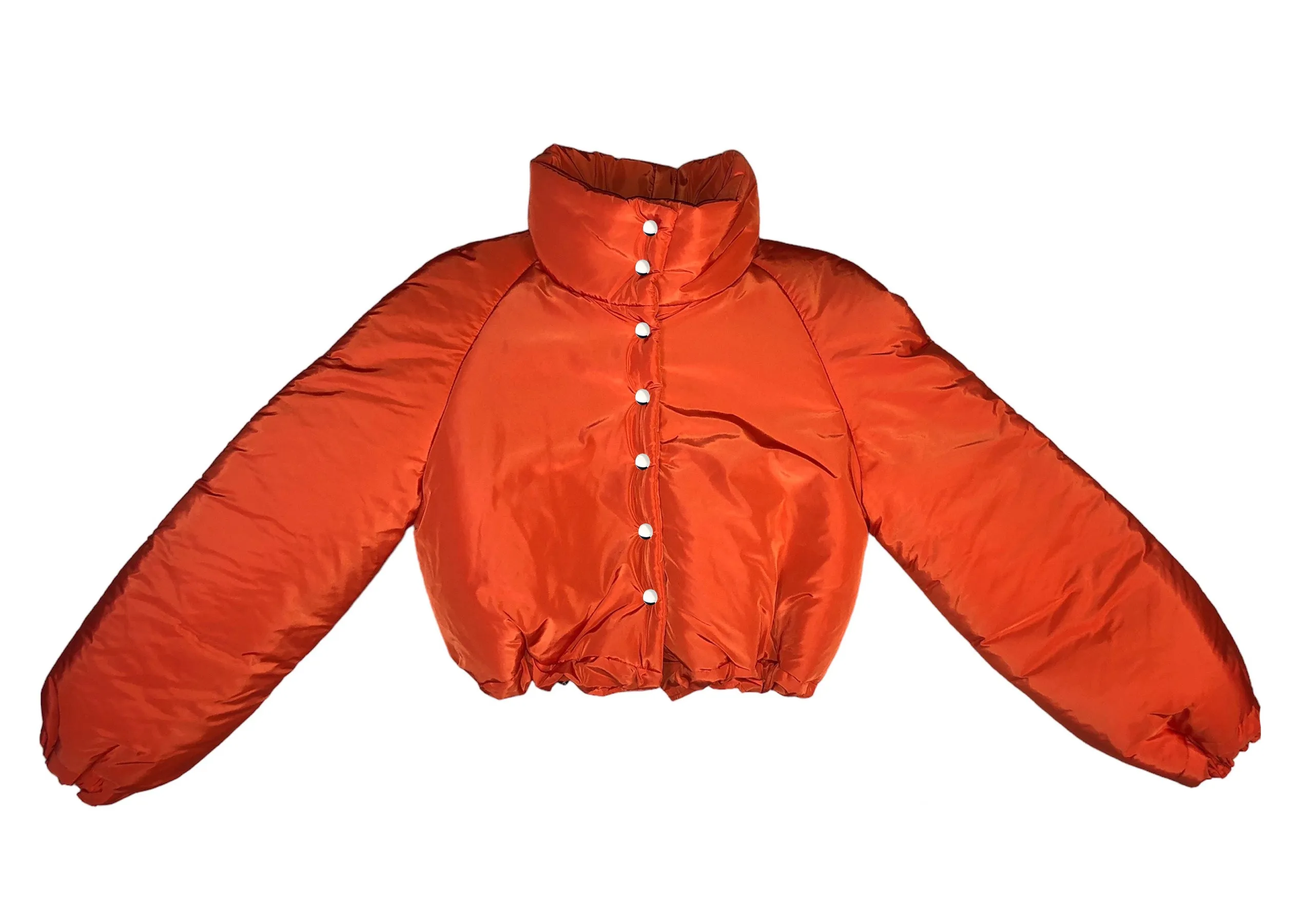 Orange Raglan Puffer