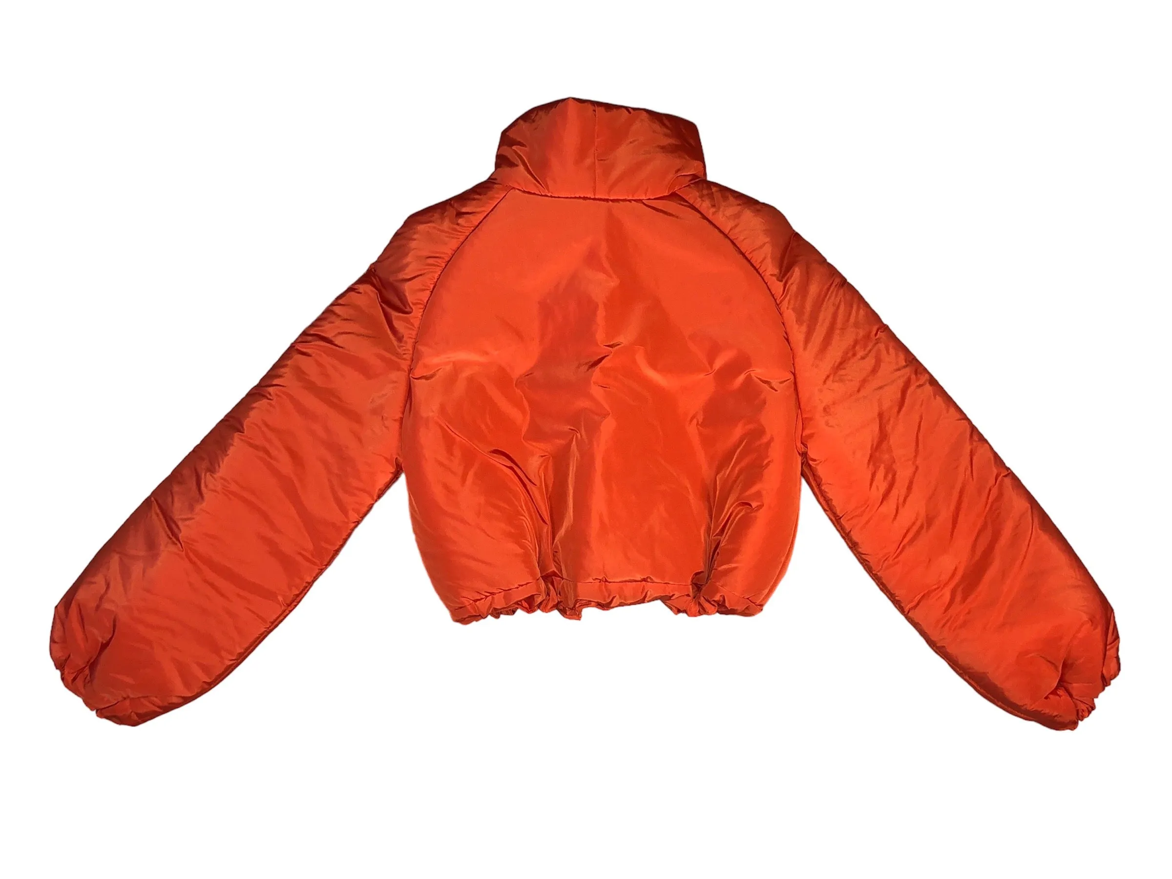 Orange Raglan Puffer