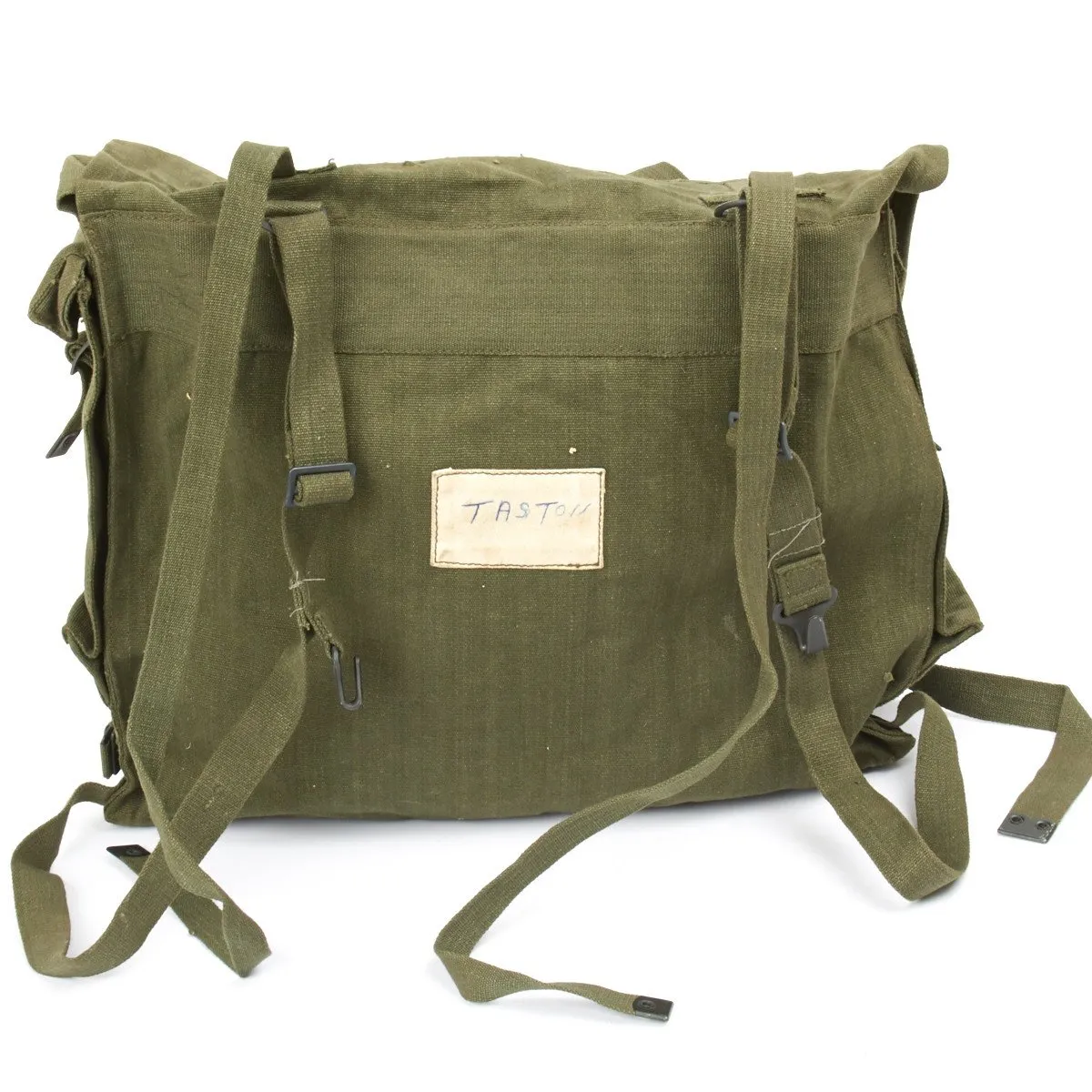 Original British Army P-58 OD Green Haversack Large Back Pack