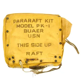 Original U.S. WWII Bauer Pararaft Kit Model PK-1 USN