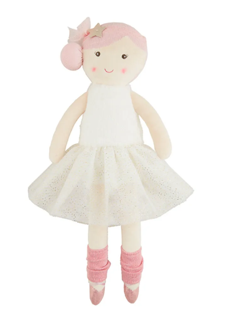 Pink Ballerina Doll by Mud Pie