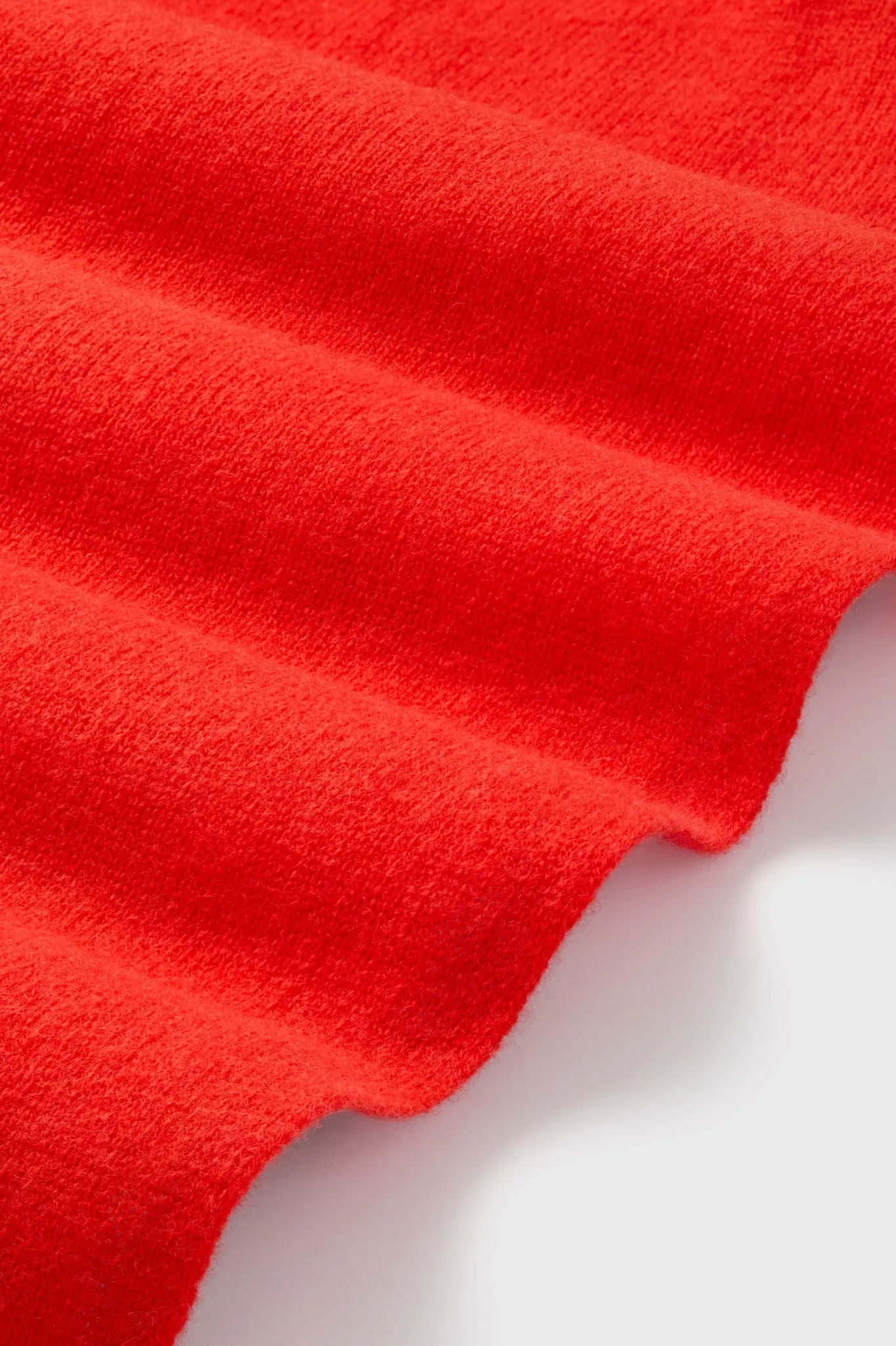 Poppy Red Cashmere Blanket Scarf