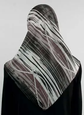 Printed Chiffon Square Scarf