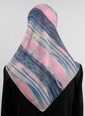 Printed Chiffon Square Scarf