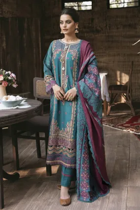 Qalamkar Embroidered Winter Collection with Shawl – KK-01