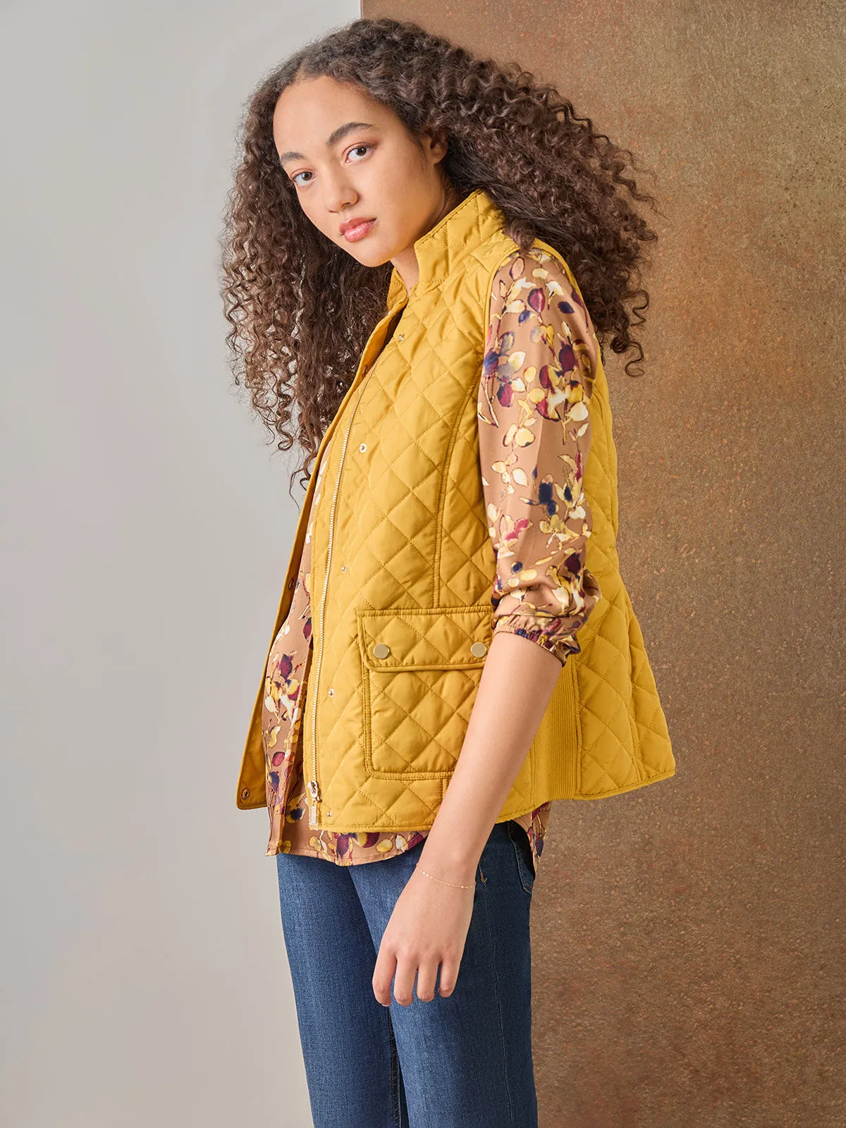 Quilted Puffer Vest