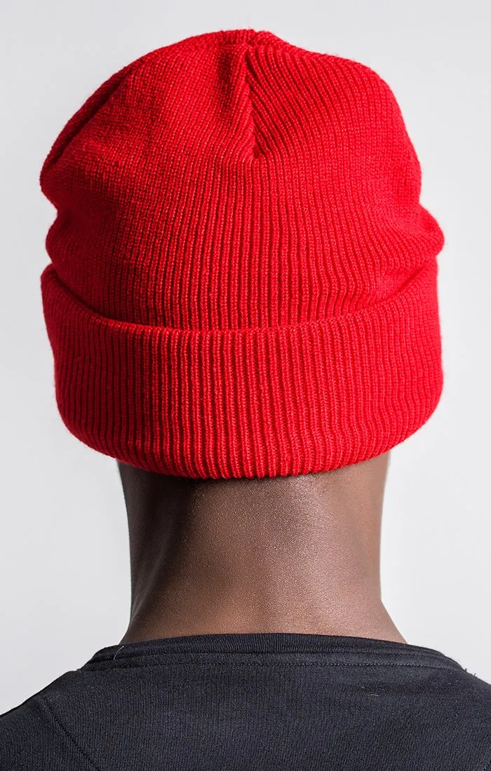 Red Beanie With GK Couture Logo