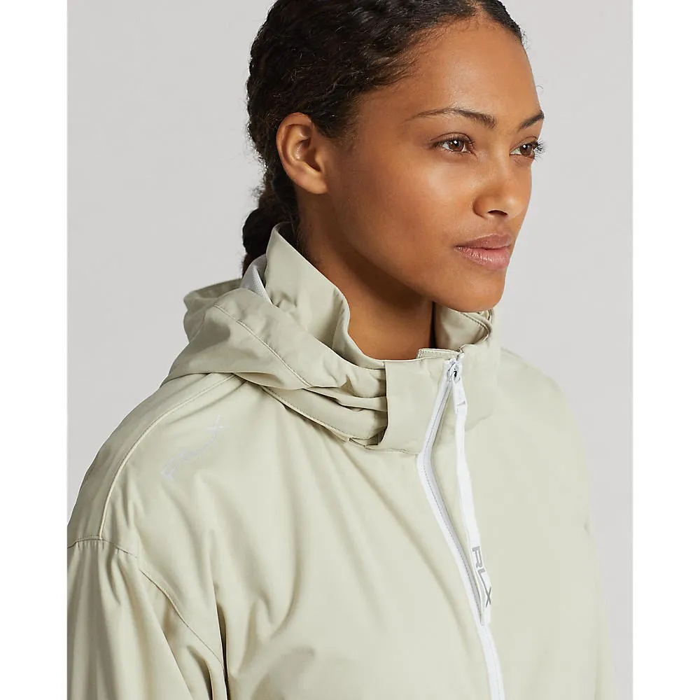 RLX Ralph Lauren Women's Water Repellent Hooded Jacket - Basic Sand