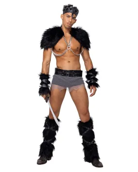 Roma 4PC Mens Viking Hunk Costume