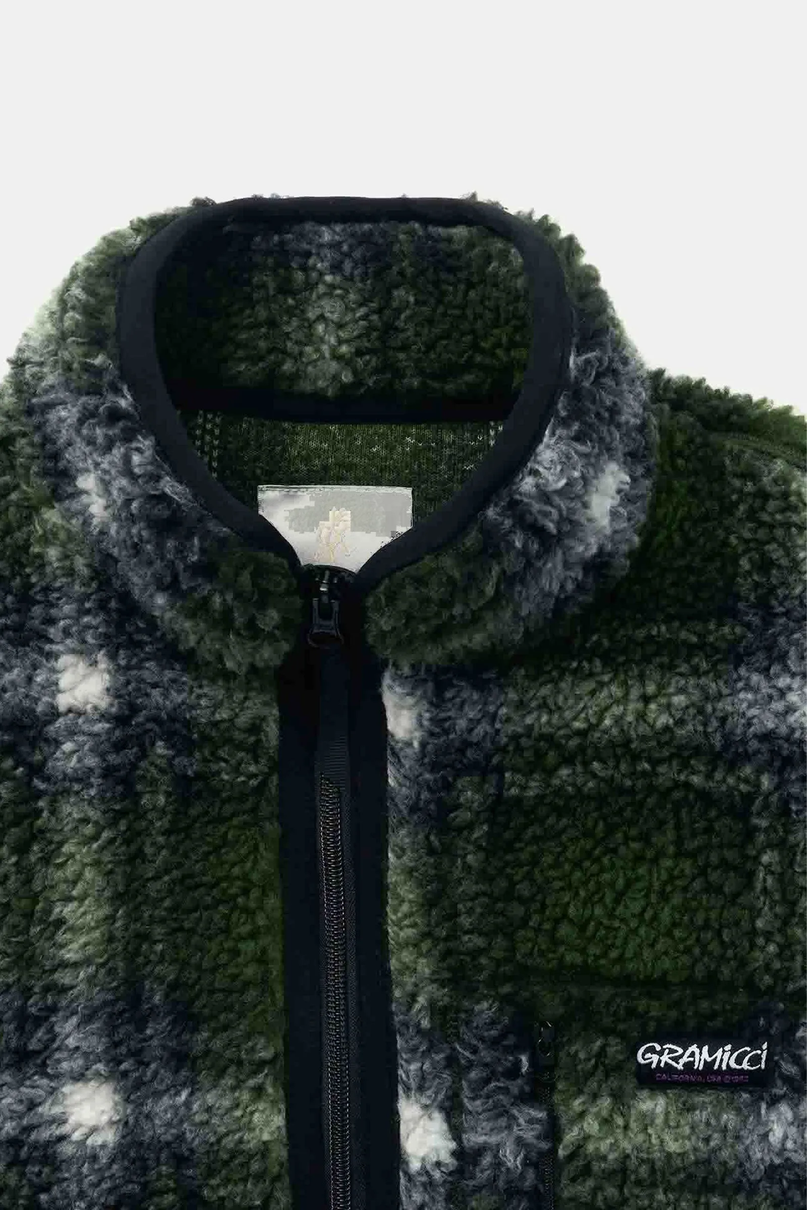 Shadow Plaid Sherpa Jacket