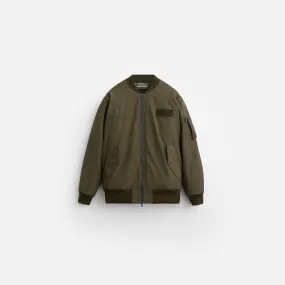 Sherpa Lined Bomber Jacket