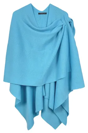 Solid Shoulder Wrap - Turquoise