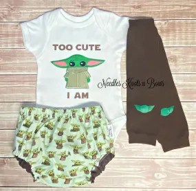 Star Wars Baby Boys Yoda Outfit, Mandalorian