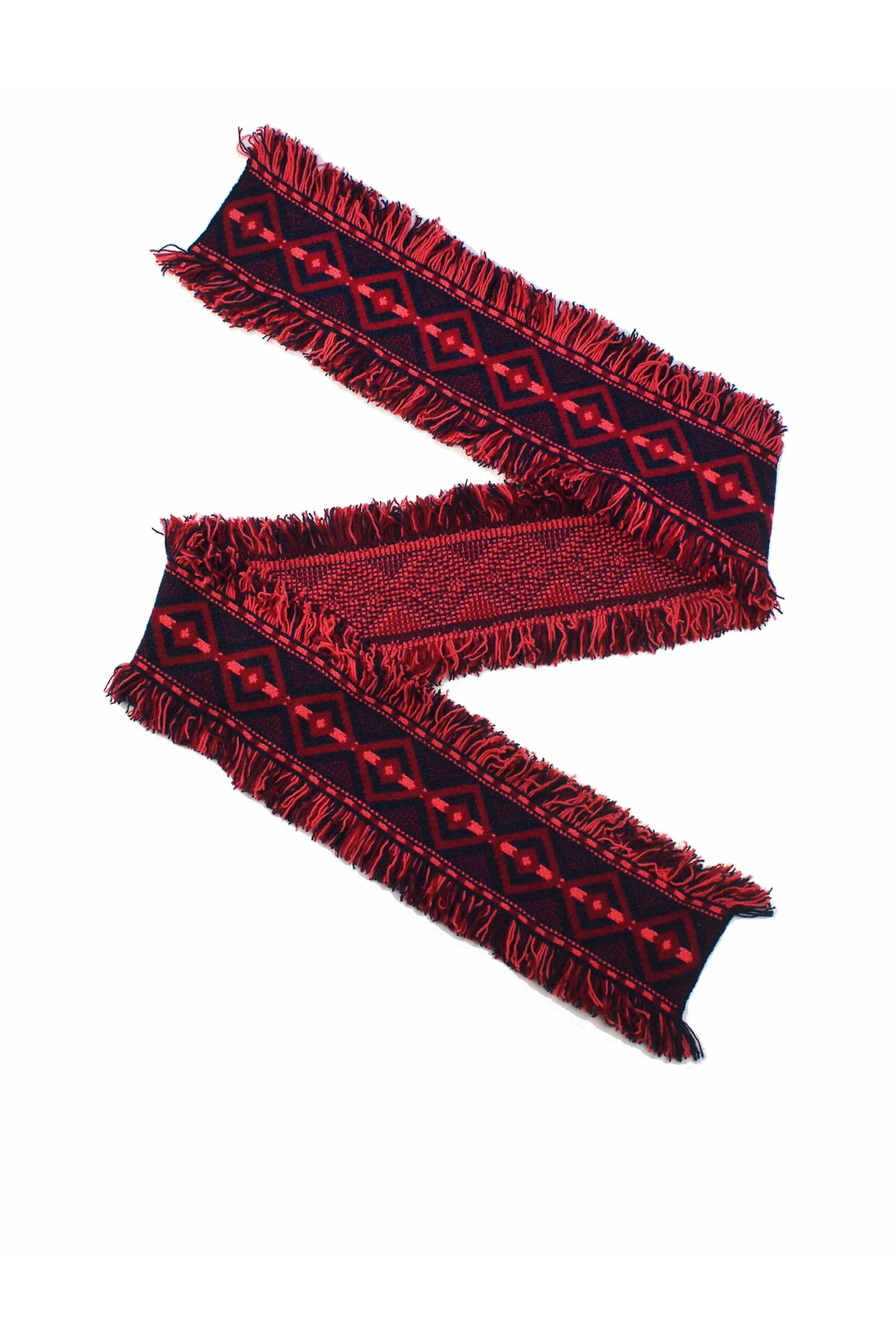 Suedley Fringe Scarf - Peony