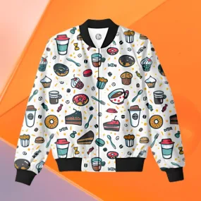 Sugar Rush All Over Printed Bomber Jacket