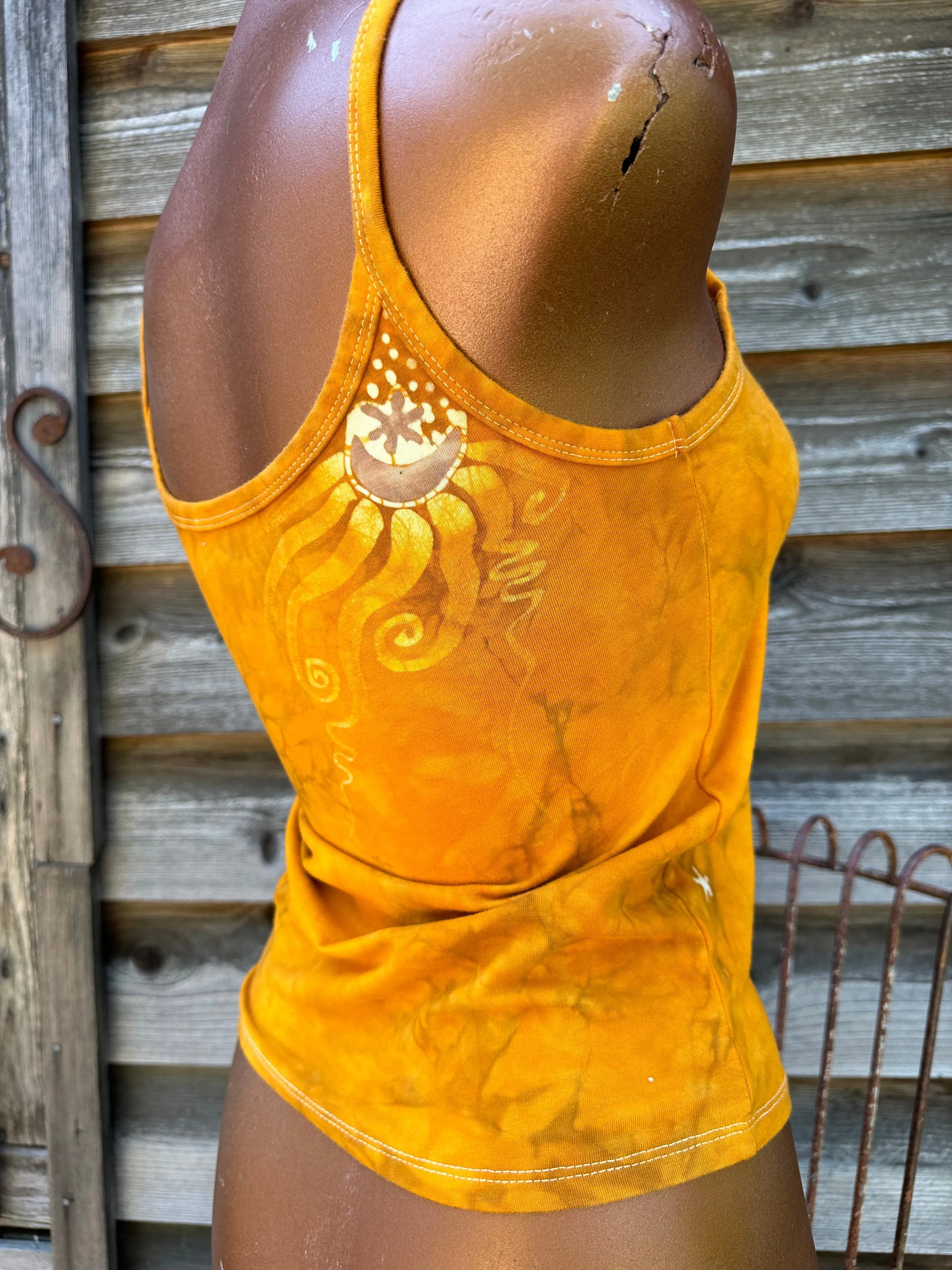 Sun Is Shining Hand Painted Batikwalla Tank Top