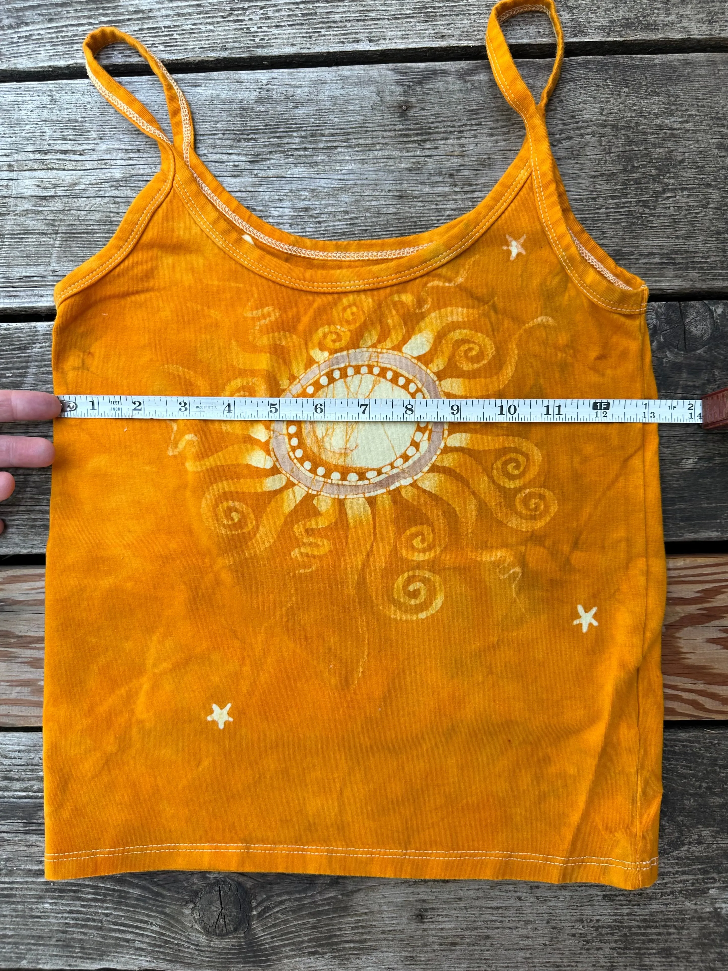 Sun Is Shining Hand Painted Batikwalla Tank Top