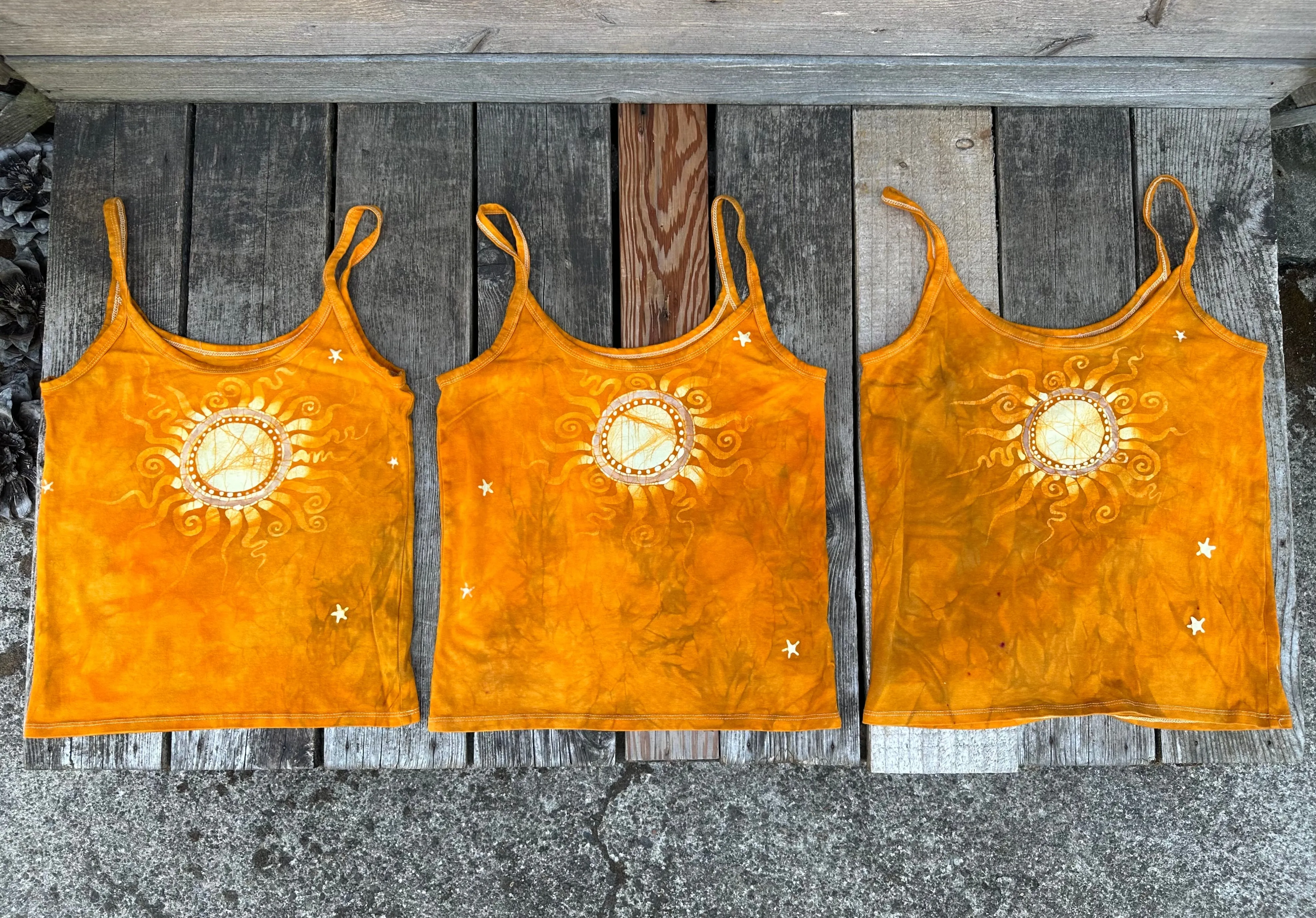 Sun Is Shining Hand Painted Batikwalla Tank Top