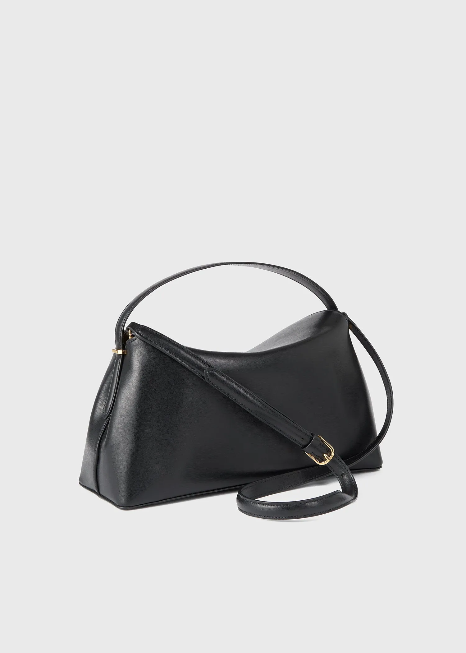 T-Lock leather top handle black