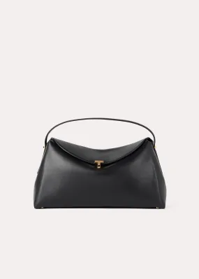 T-Lock leather top handle black