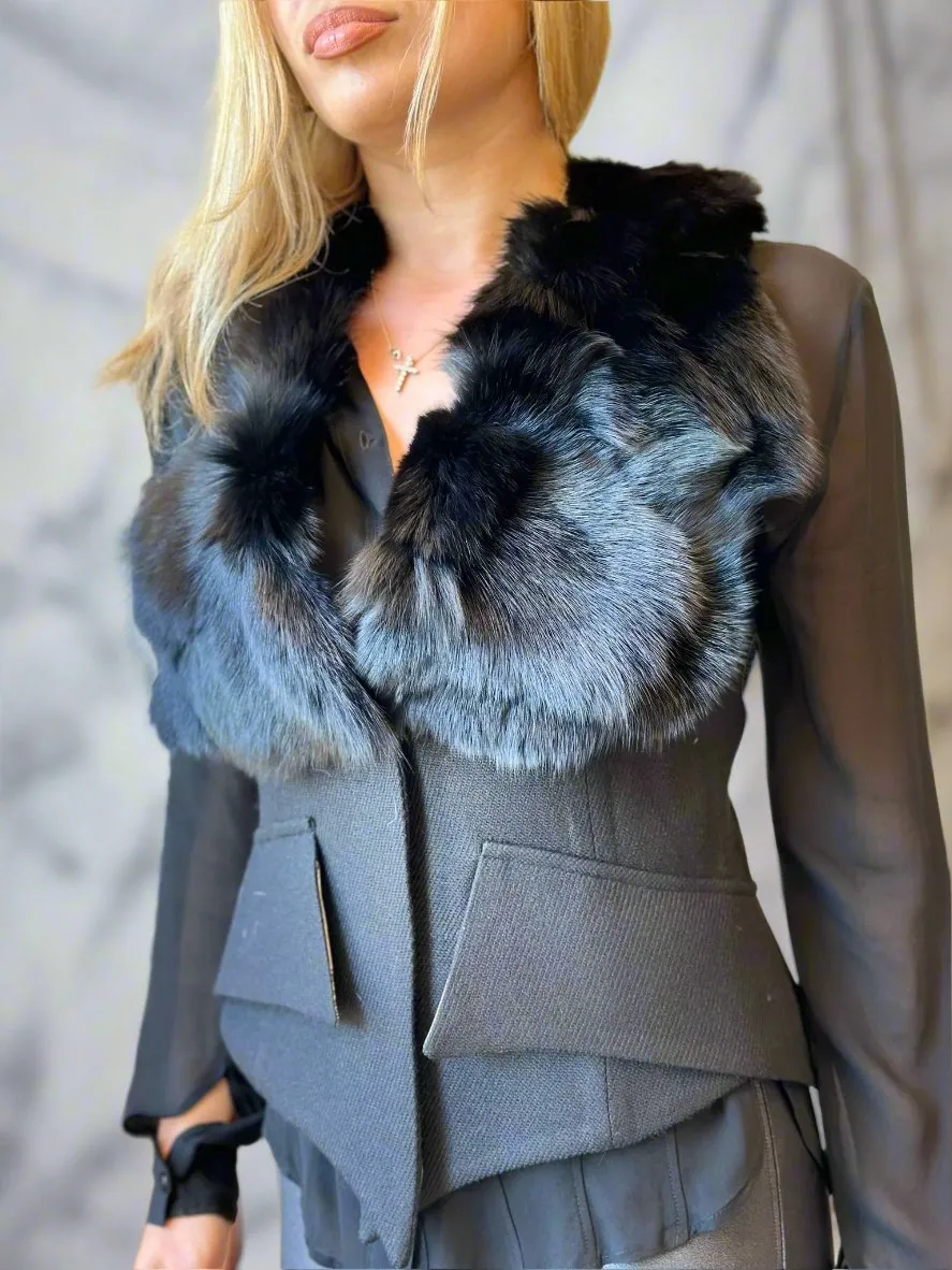 T.ba Jerez Verdi Fur Vest