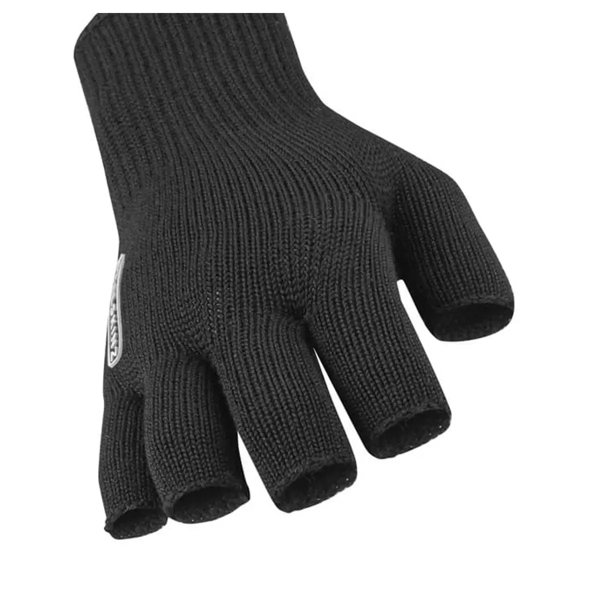 Thornham Solo Merino Fingerless Mitt - Black