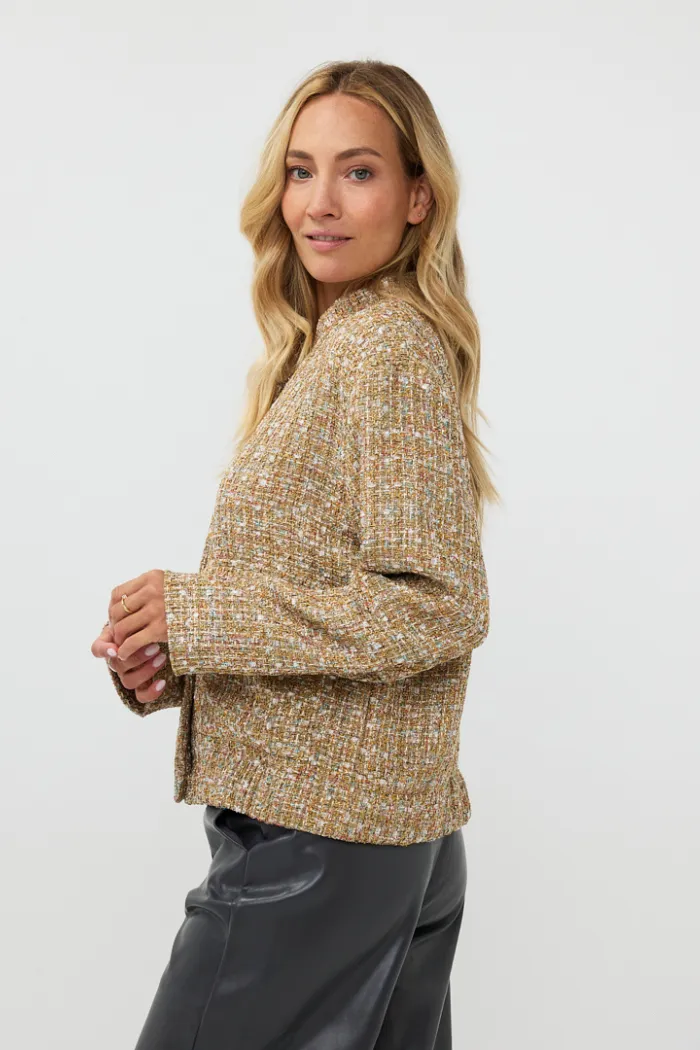 Tweed Bomber Jacket