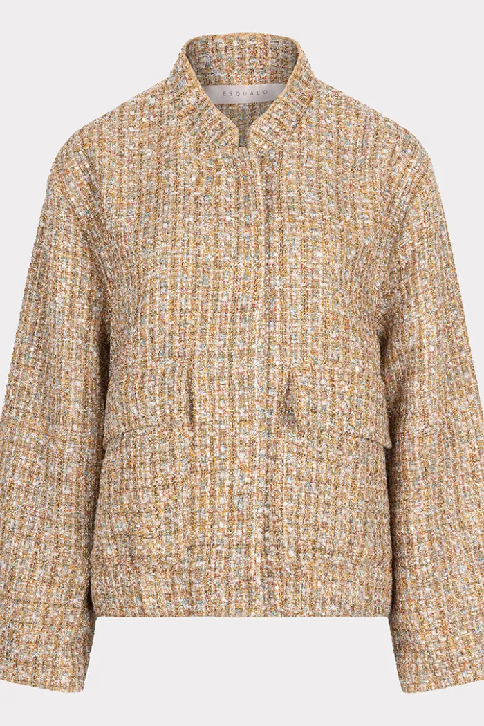 Tweed Bomber Jacket