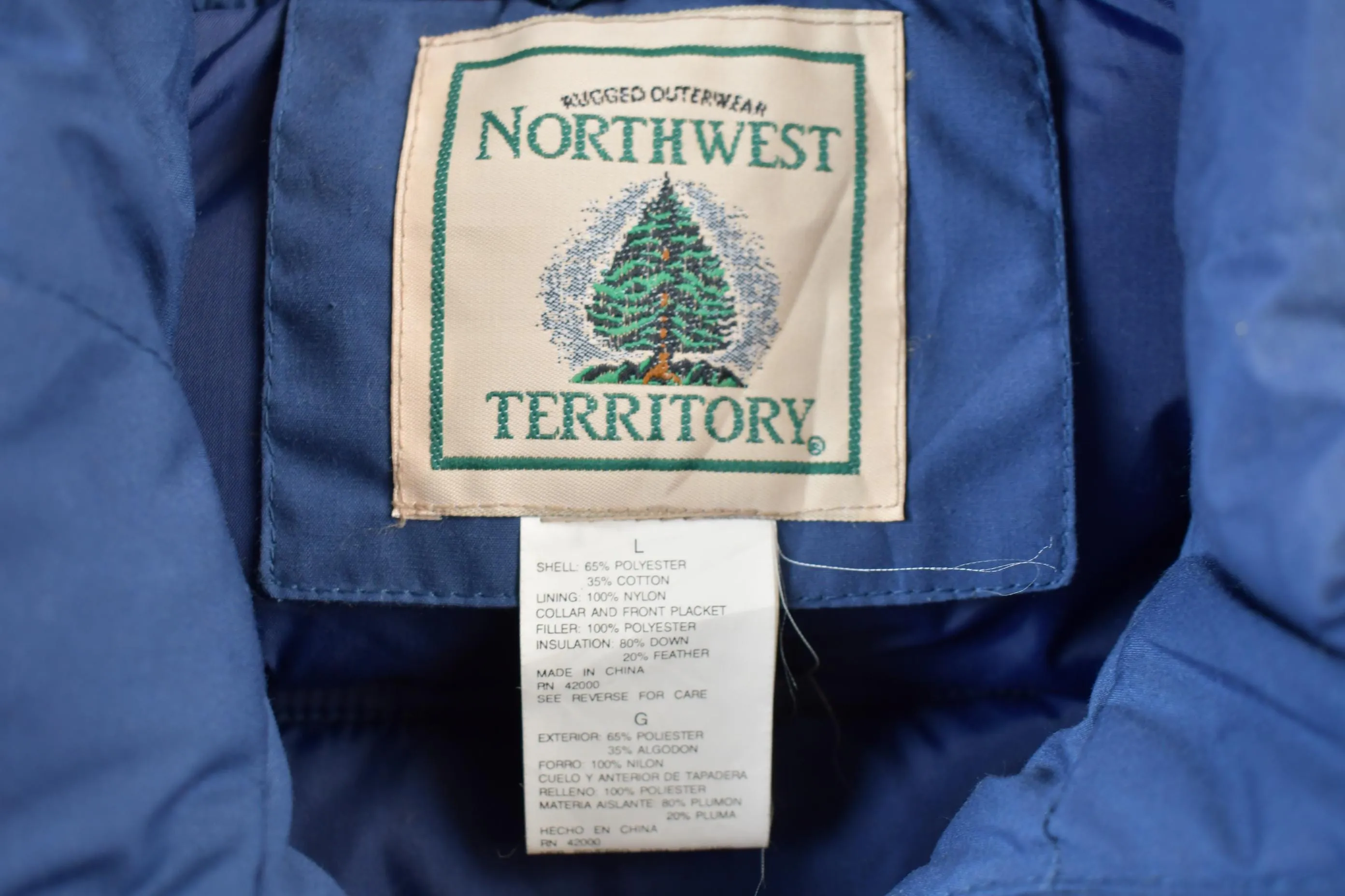 Vintage 1980s Northwest Territory Puffer Vest