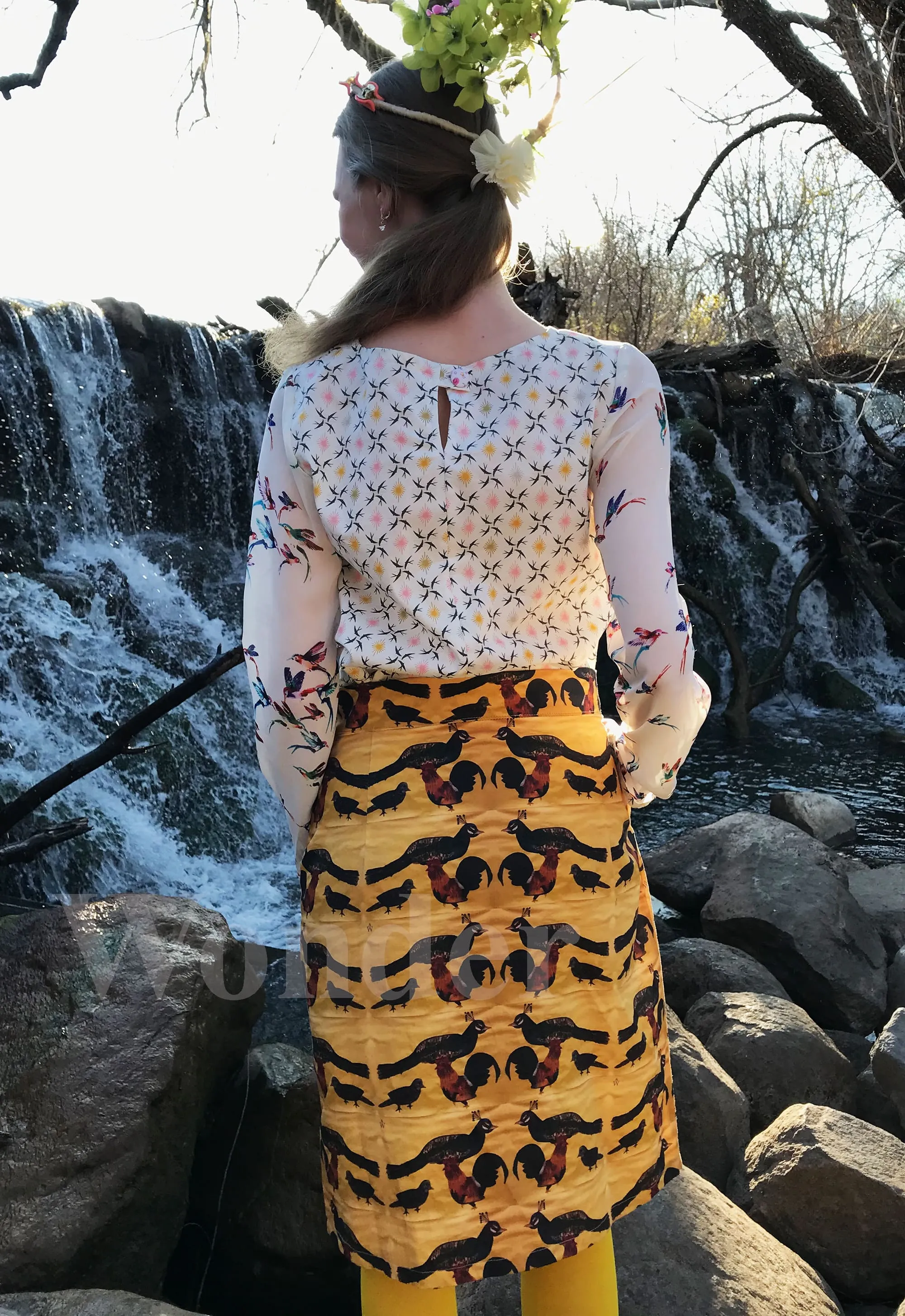 Women's Skirt "More Birds Please"