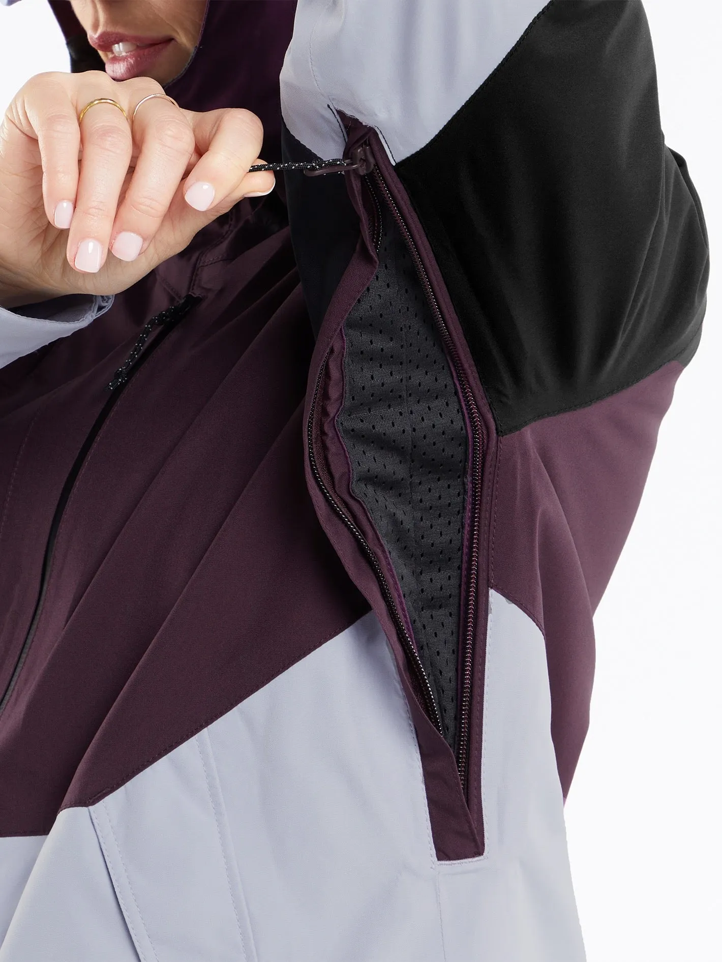 Womens V.Co Aris Insulated Gore Jacket - Blackberry