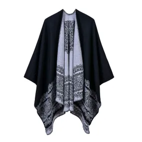 Women's Vintage Pattern Cape Warm Cape Winter Cape